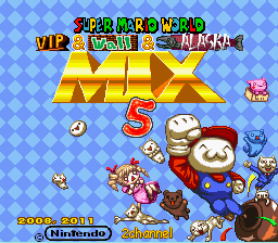Super Mario World - VIP and Wall Mix 5 Title Screen